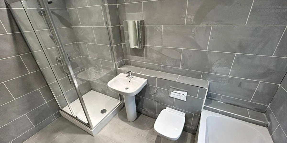 Fully renovated bathroom